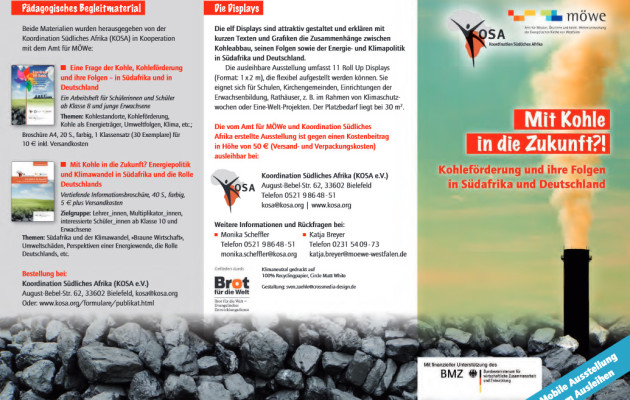 Flyer Mit Kohle in die Zukunft?